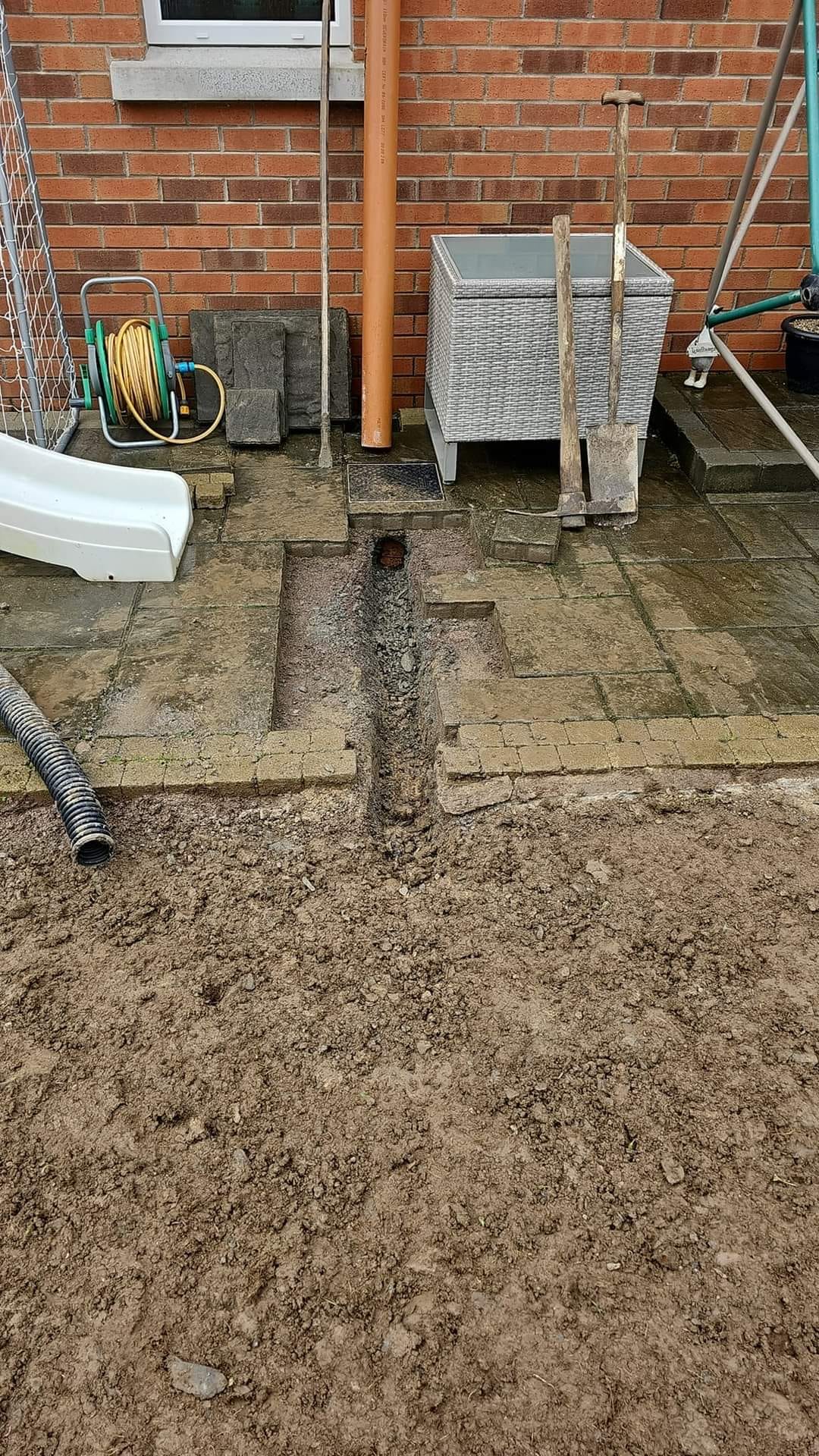 garden lawn drainage